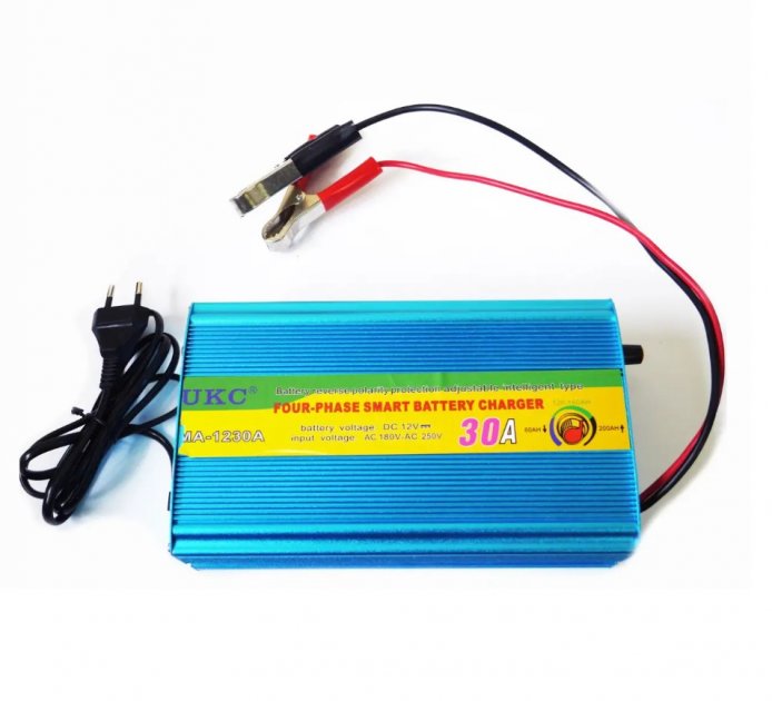 Зарядний пристрій автомобільний для акумулятора Battery Charger UKC MA-1230A 30A