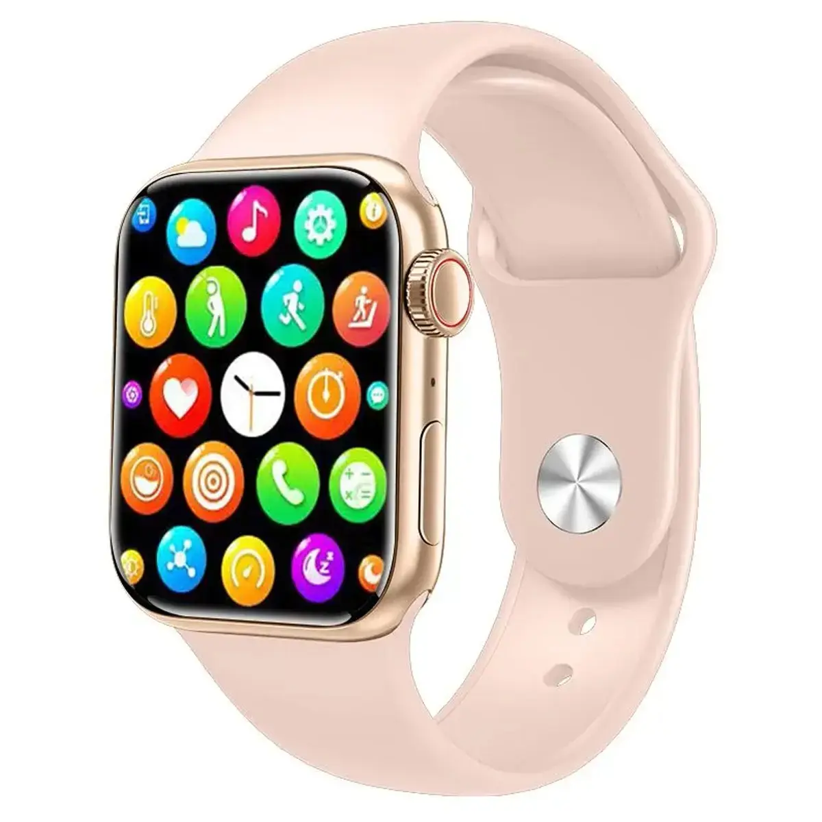 Смарт годинник 8 серії Smart Watch GS8 Мах 45mm українське меню з функцією дзвінка Золотий безрамковий дисплей