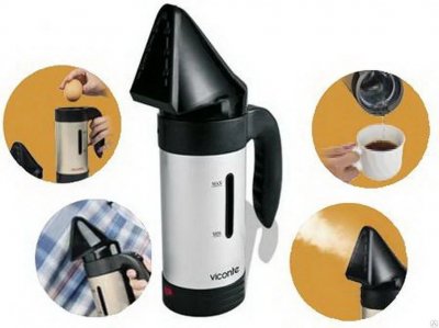 Багатофункціональний ручний відпарювач Hand Held Steamer UKC A6 Сірий