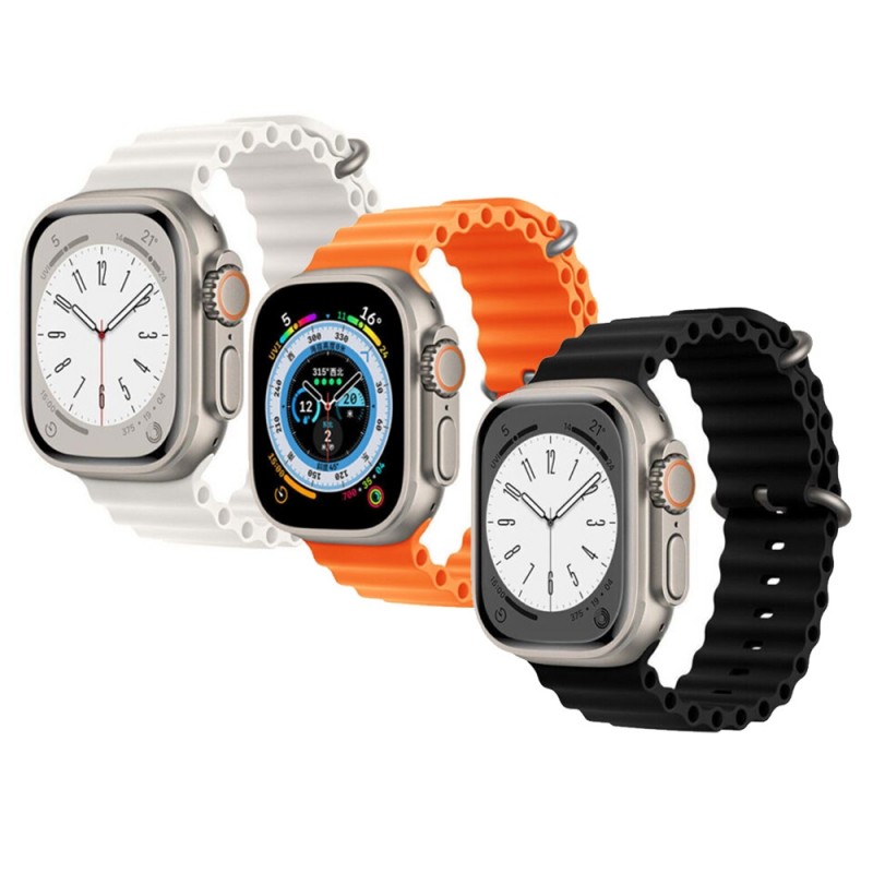 Смарт годинник L8 Ultra Max 49 mm 1:1 Apple Watch! AMOLED.Преміум якість. Є гвинти та фіксатор ремінця