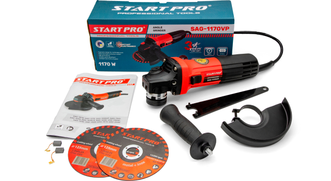 Углошліфувальна машина START PRO SAG-1170 VP