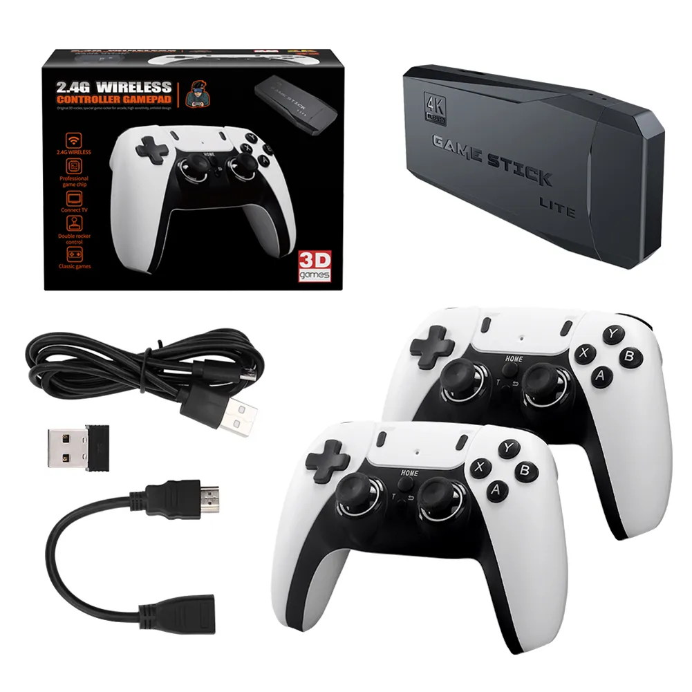 Бездротова ігрова консоль M8 Pro 4K HDMI HD 2,4 ГГц для PS1/FC/GB/GBA, аркадна Ретро ТВ ігрова консоль 20000+