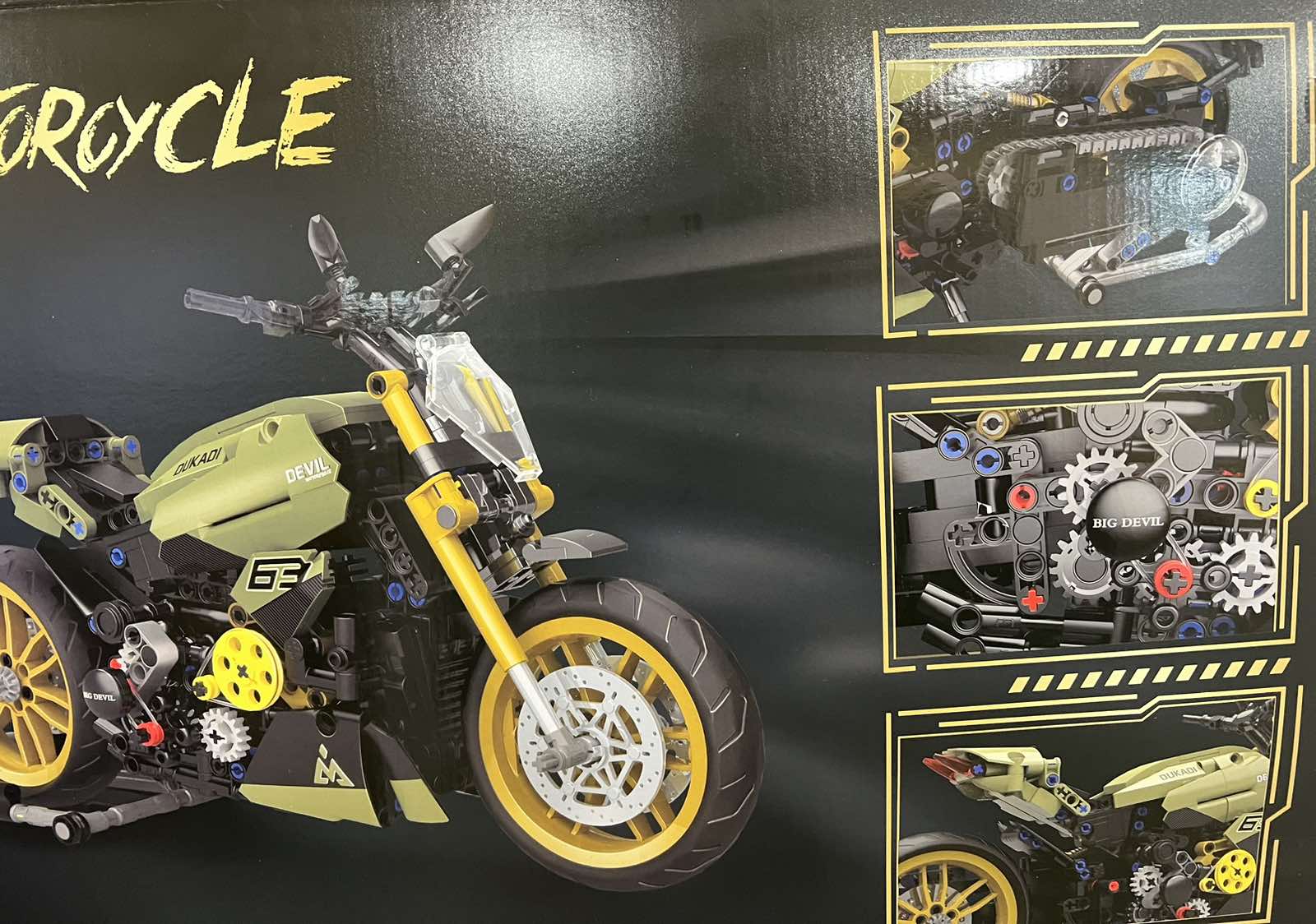 Конструктор-мотоцикл Лего "DUCATI GRAND DEVIL" 756 деталей QJ 5184