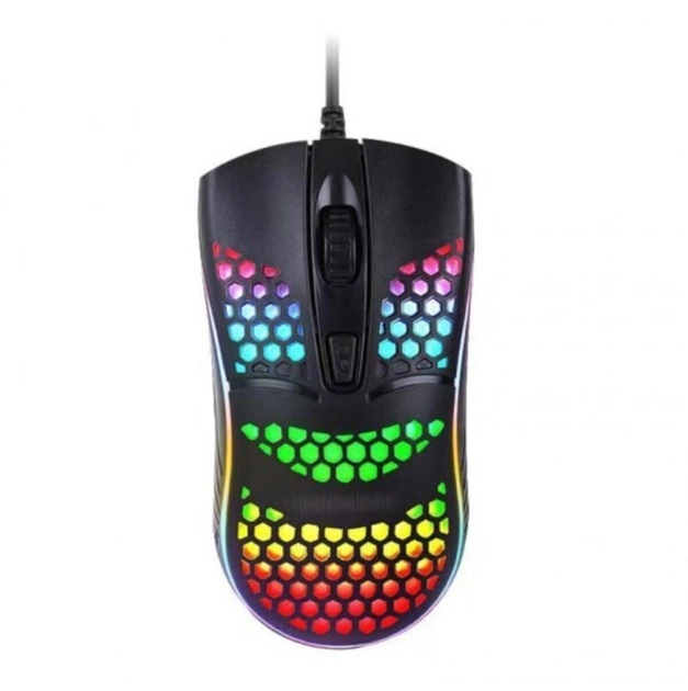 Мишка комп'ютерна провідна ігрова UKC RX M802 з RGB LED підсвічуванням