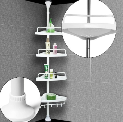 Кутова полиця для ванної кімнати Multi Corner Shelf, металева