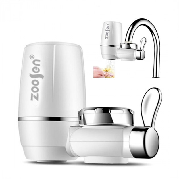Насадка на кран для очищення води Water Purifier Zoosen MAT CASE проточний побутовий фільтр