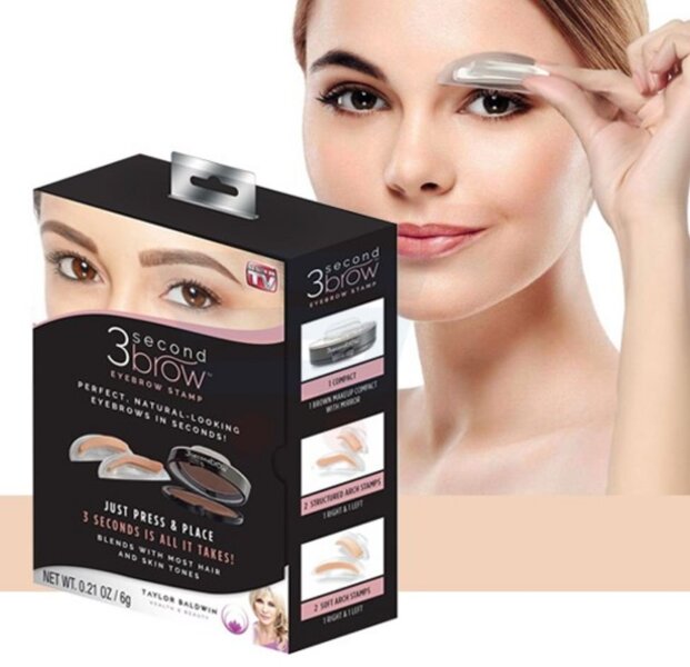 Штамп для брів 3 Second Brow Eyebrow Stamp-Perfect Natural-Looking Eye Original пудра для брів