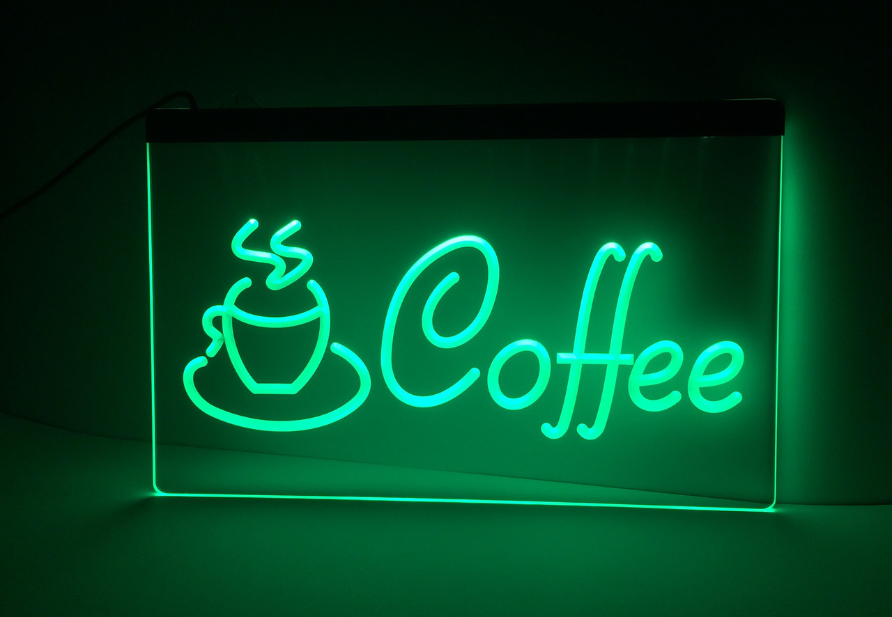 Світлодіодна вивіска Кава Cofe