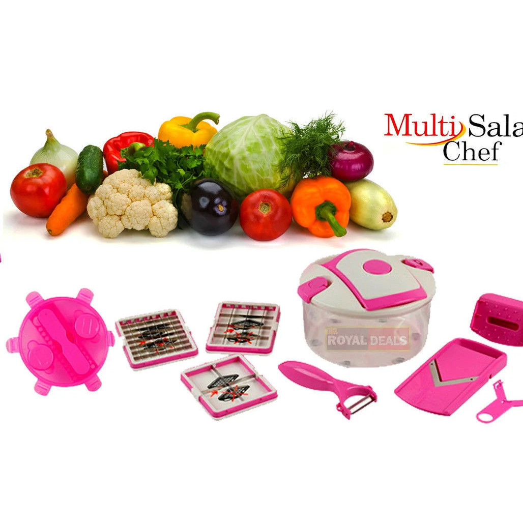Овочерізка Multi Salad Chef Мульті Салад Чиф 13 в 1 Універсальна