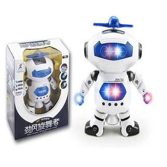 Танцюючий робот, що світиться Dancing Robot | дитяча іграшка музичний робот! Топ Продажів