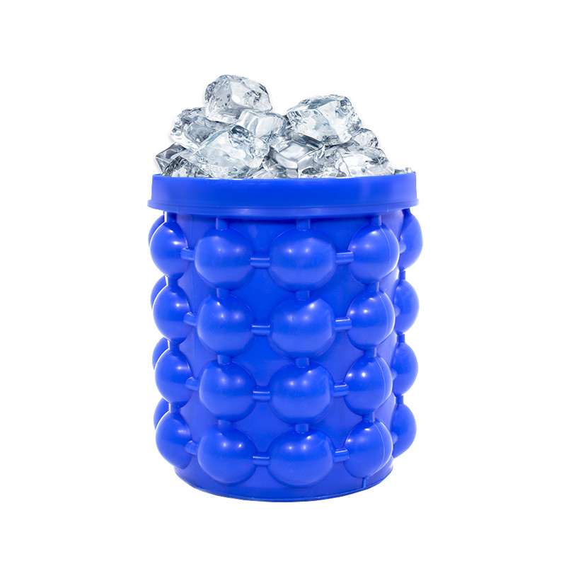 Форма Ice Cube Maker Genie силіконова для заморожування зберігання льоду охолодження напоїв