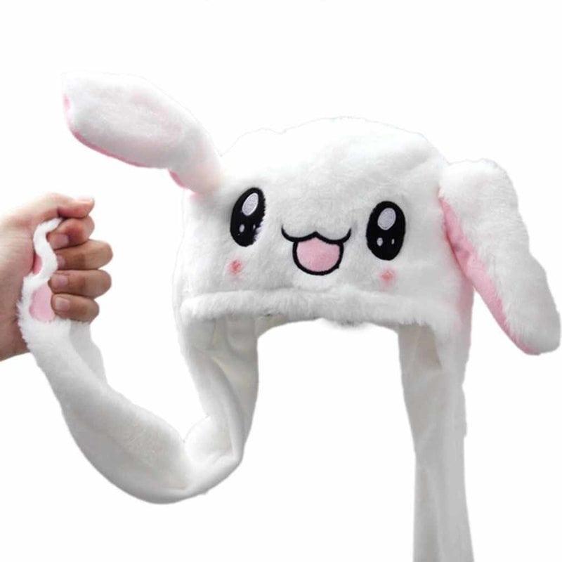 Шапа, що світиться БІЛА Pikachu toys soft toys with led з рухомими вушками