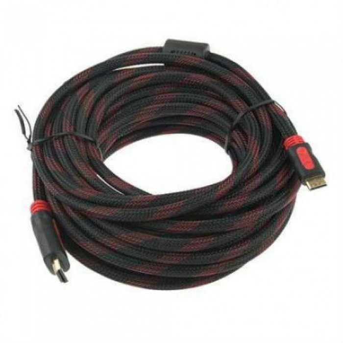 Кабель HDMI HDMI 10m посилений в обмотці 10м шнур