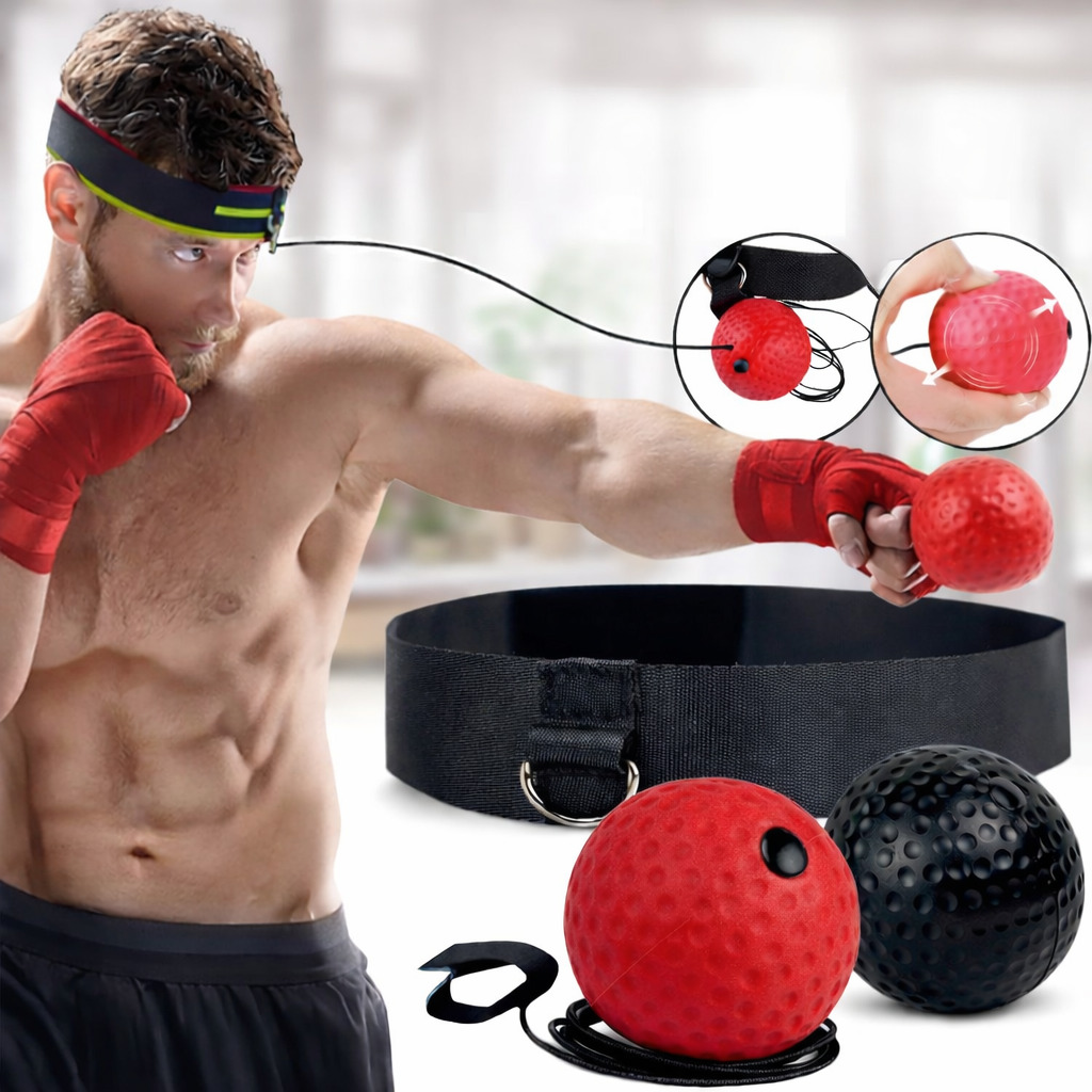 Тренажер м'яч для боксу Fight Ball Файт Болл, м'ячик на гумці