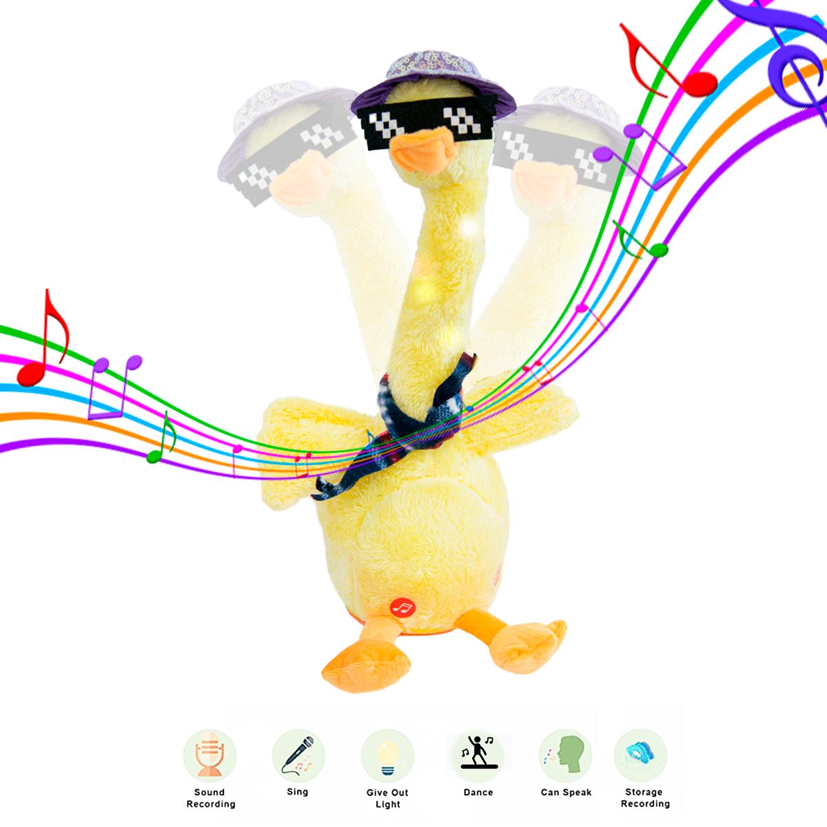 Інтерактивна іграшка повторювальна Talking duck