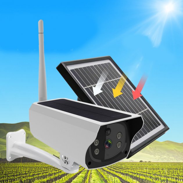 Камера відеоспостереження із сонячною панеллю 4G SIM 2mp Y4P