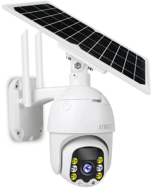 Поворотна вулична IP Solar камера PTZ відеоспостереження із сонячною панеллю WI-FI