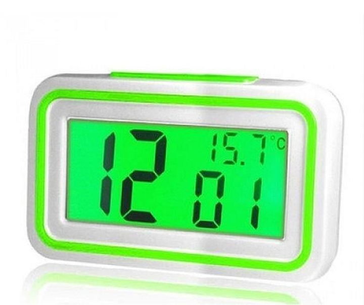 Голосовий годинник, будильник UKC KK-9905 TR White/Green