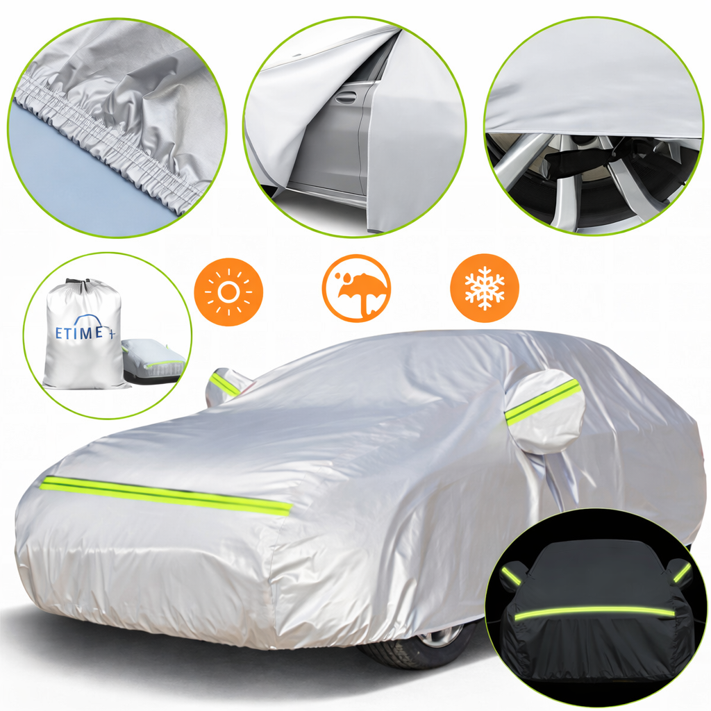 Накидка на машину від сонця та снігу Universal Car Cover захисний чохол для автомобіля XL