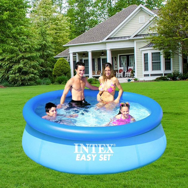 Сімейний надувний басейн (244*76) Easy Set Intex 28110/2419 л круглий
