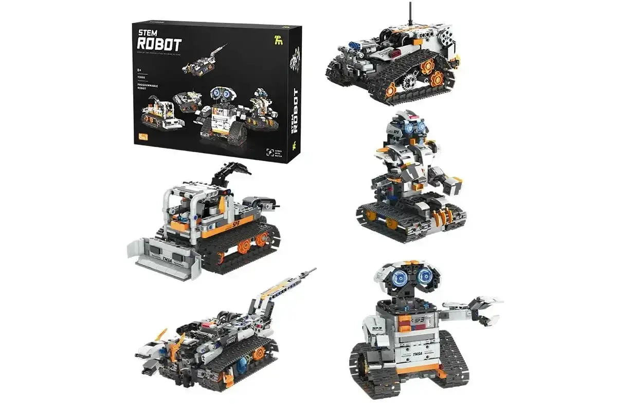 Робот-конструктор 5-в-1 Stem Robot з пультом керування та Bluetooth GS227