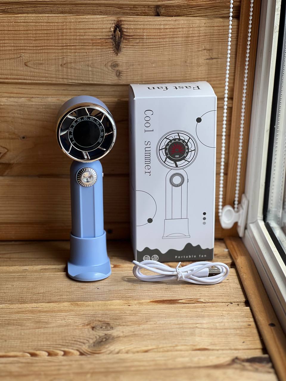 Вентилятор портативний настільний ручний fan AND LY-954