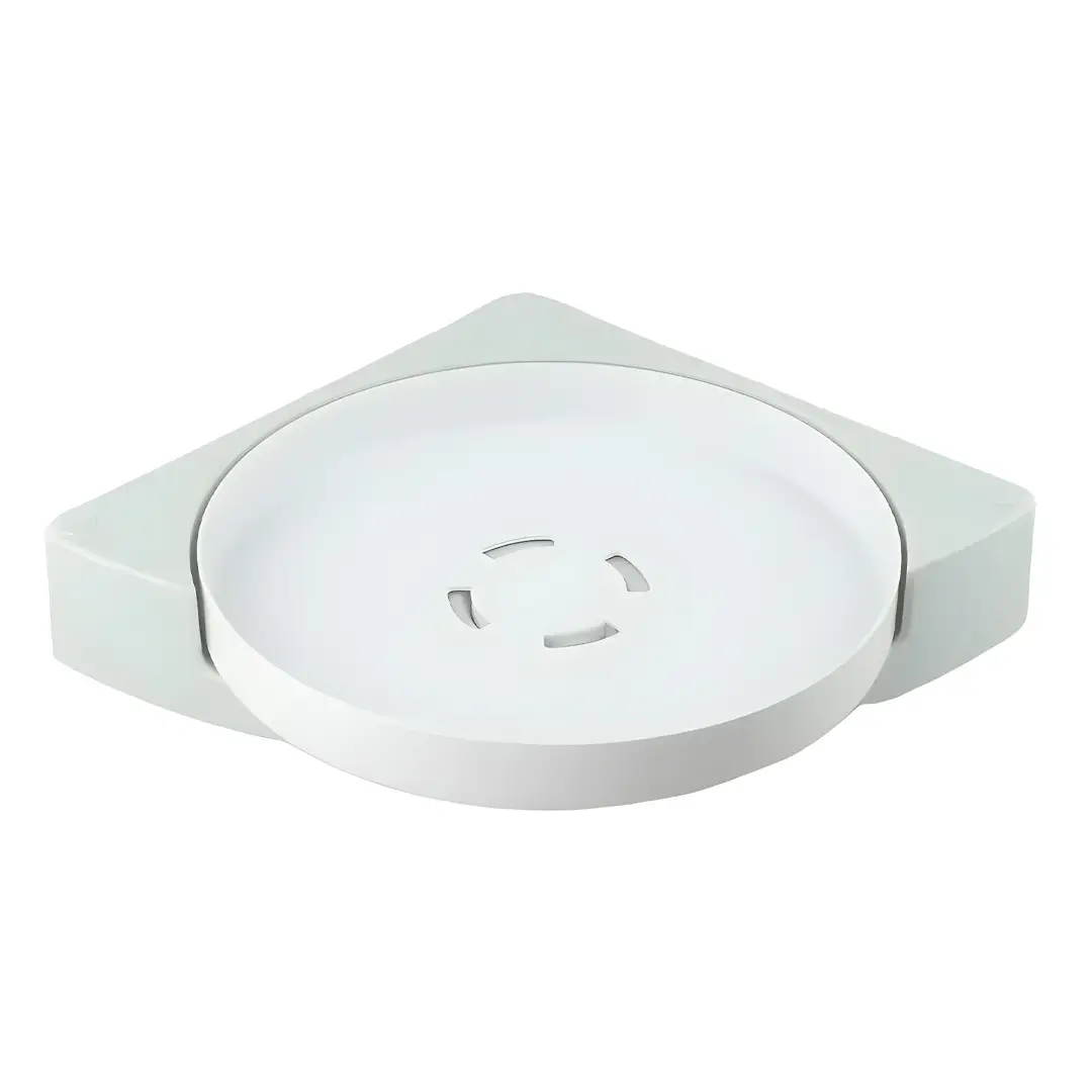 Кутова обертова полиця  для ванної кімнати Multi Functional Rotational Tray