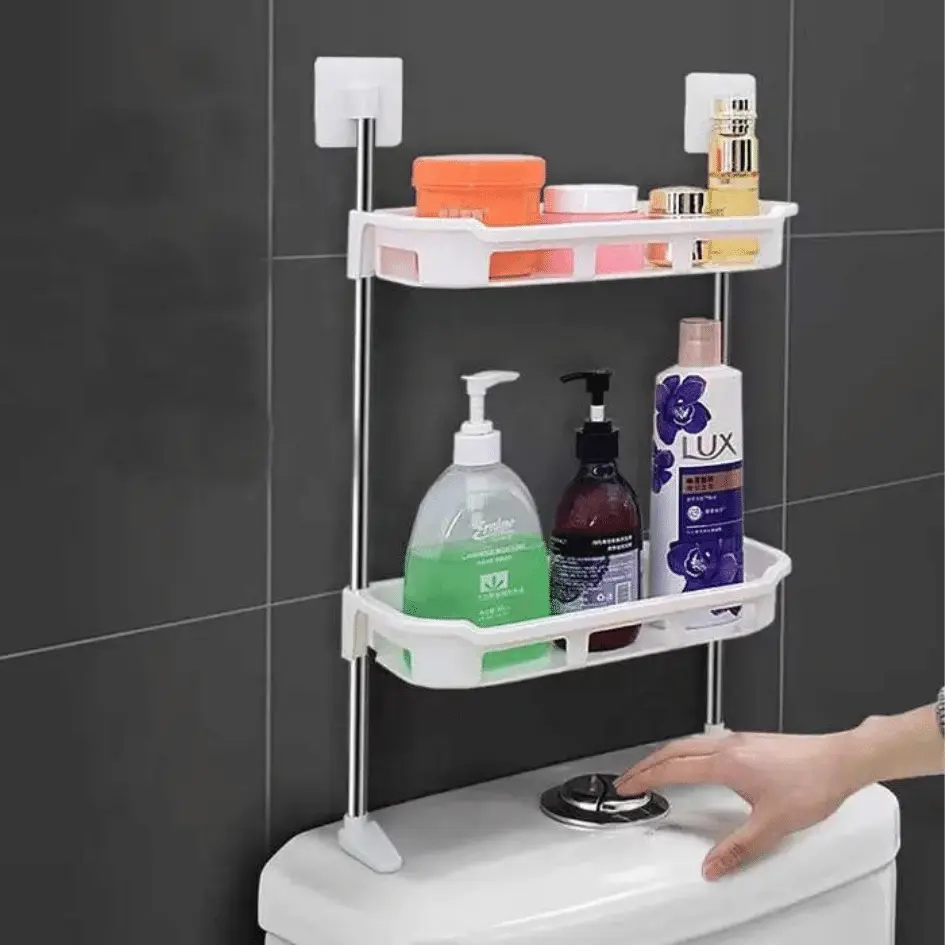 Туалетна полиця для зберігання 2-Storey toilet rack