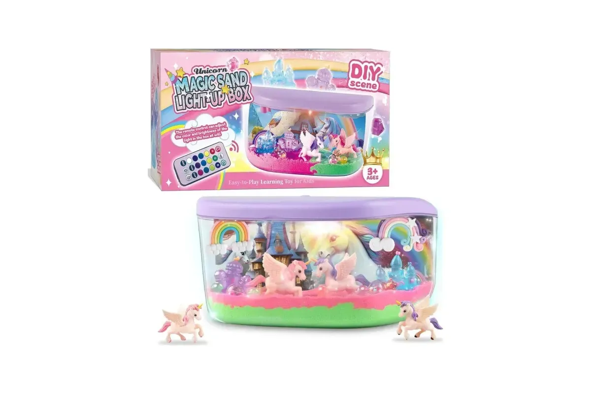 Дитячий ігровий набір міні-тераріум MAGIC SAND LIGHT UP BOX