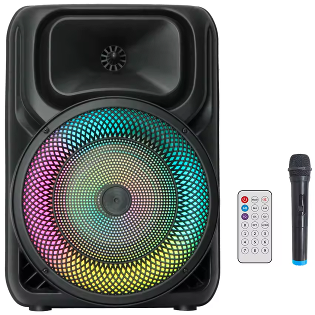 Бездротова караоке колонка з мікрофоном та RGB-підсвічуванням ZQS8147