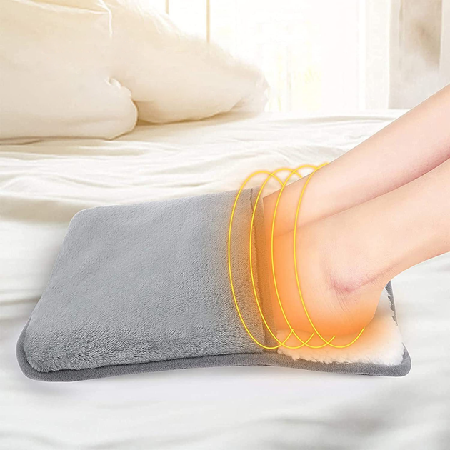 Електрогрілка для ніг до 60°С (30×30см), від USB, Foot warmer / Термогрілка для ніг / Електрокилимок для ніг