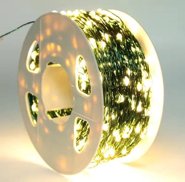 Гірлянда Роса LED на зеленому дроті USB 100*1000 AND 5348