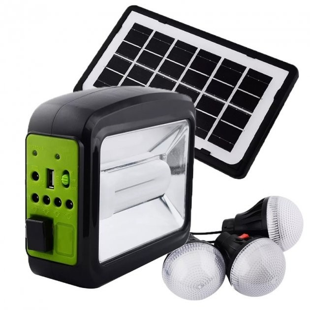 Кемпінговий LED світильник Cclamp CL-01 4W + сонячна панель + 3 лампочки + Power Bank