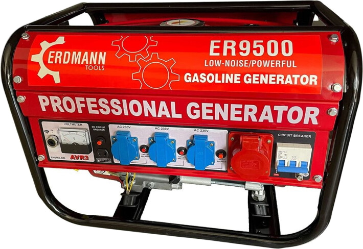 Генератор бензиновий ER-9500 Erdmann Tools (3 фази, 2,5 кВт)
