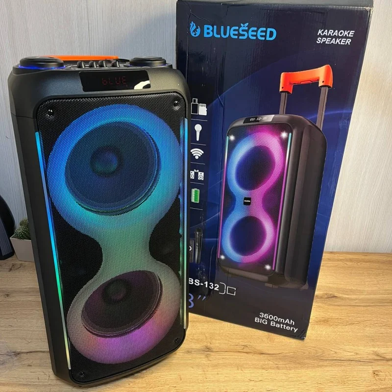 Колонка Bluetooth Wireless Speaker TTD-2821 40 Вт 3600 mAh 31.6×32.3×68.6cм