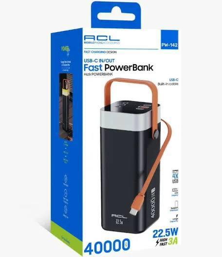 Портативний зарядний пристрій ACL PW-142 Fast PowerBank