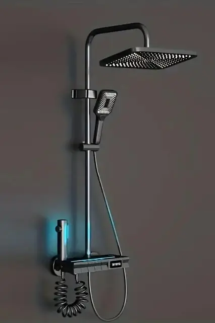 Душова система з термостатом та LED-дисплеєм 120см AND AA6-6