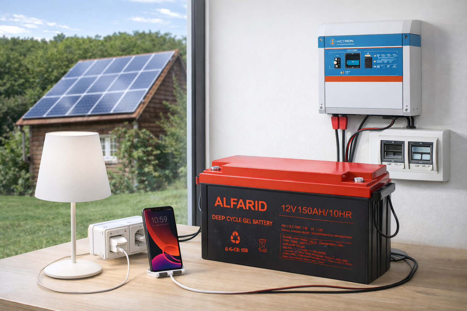Гелевий акумулятор BATTERY GEL 12V 150 Ah