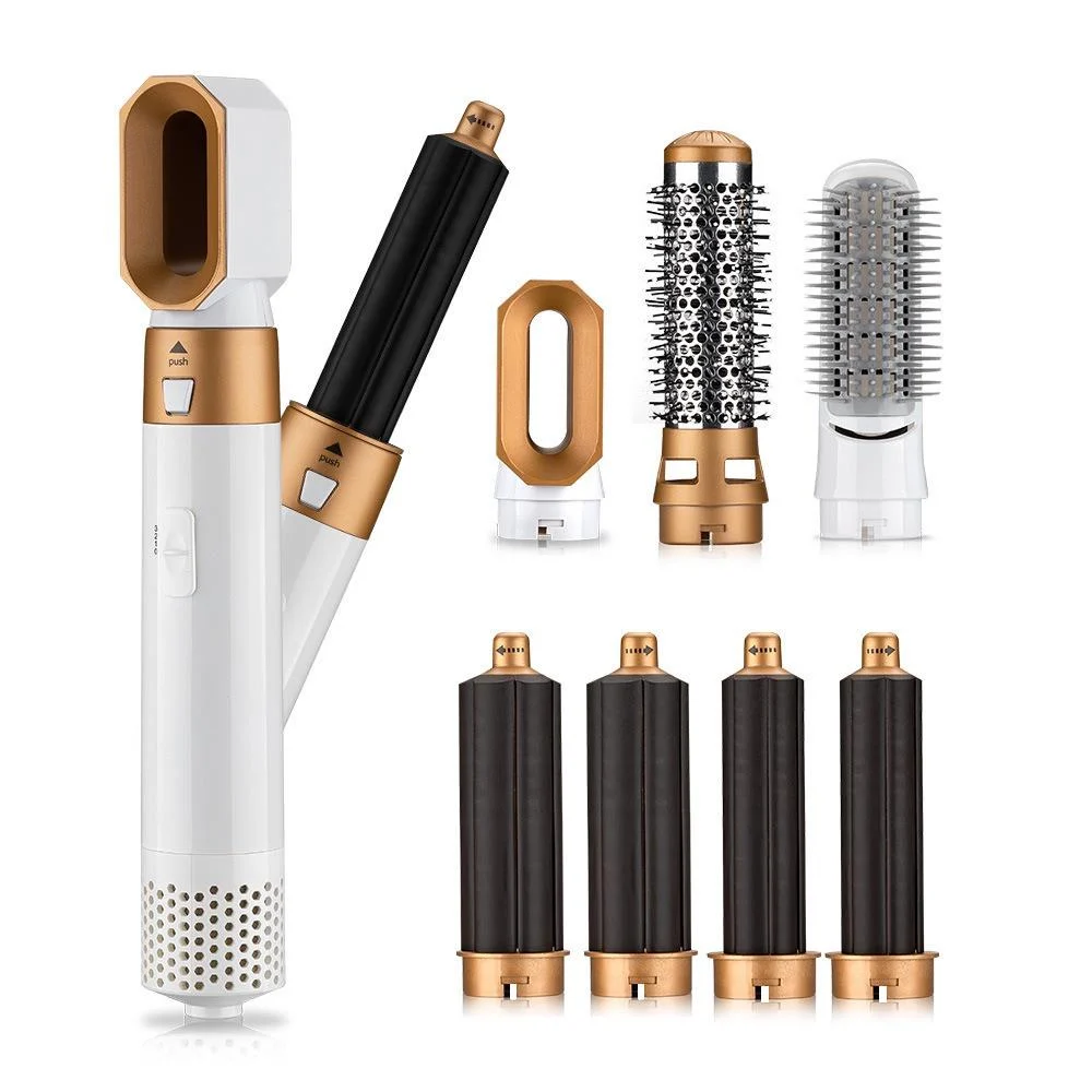 Мультистайлер 7в1 HAIR BRUSH Styler + Коробка з функціями об'єму, випрямлення, накручування