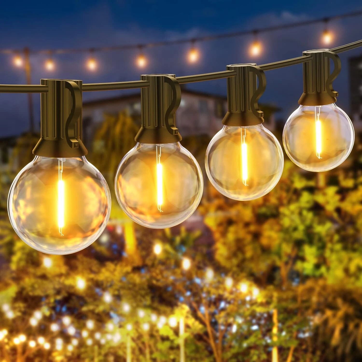 Світлодіодна гірлянда 10 метрів, 25 LED, статичний режим, живлення 220В