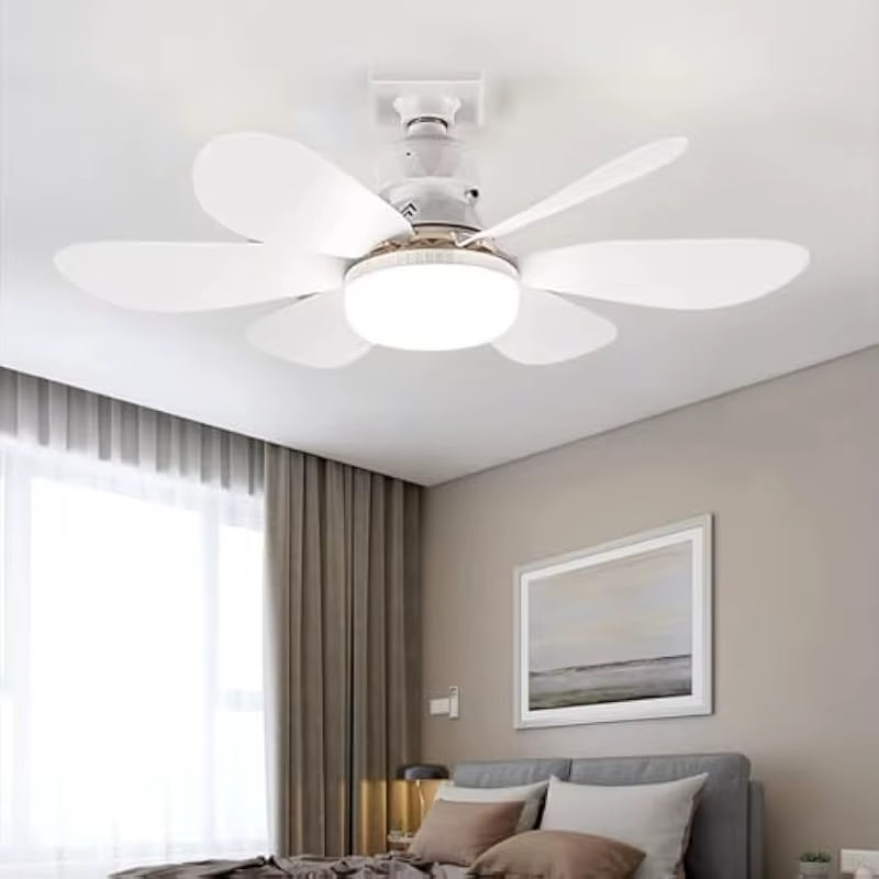 Лампа - вентилятор в патрон AY1056 / Стельовий світильник з вентилятором 30W