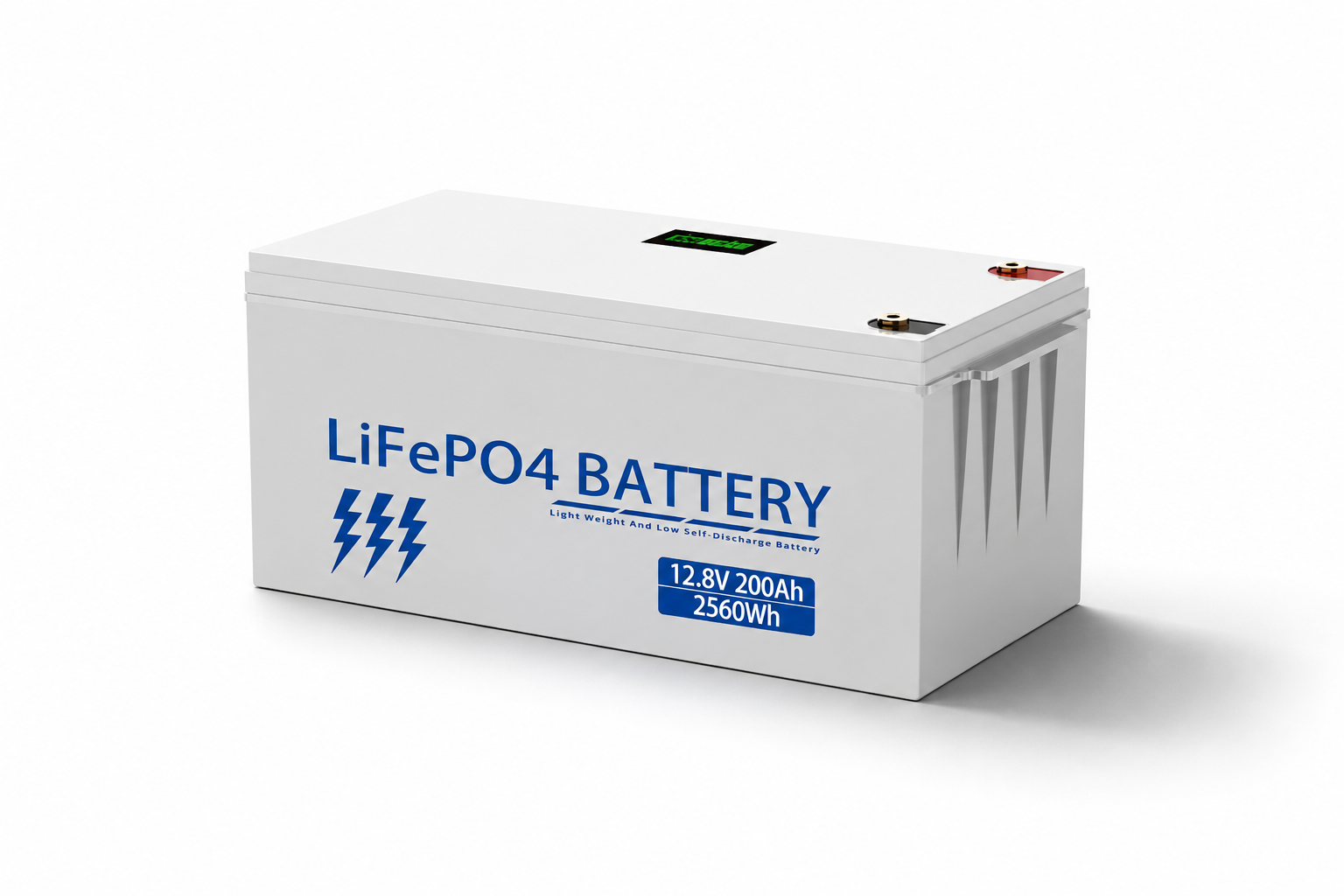 Акумулятор BATTERY liFePo 12.8V 200Ah 2560Wh для дому, квартири, ДБЖ та сонячних електростанцій