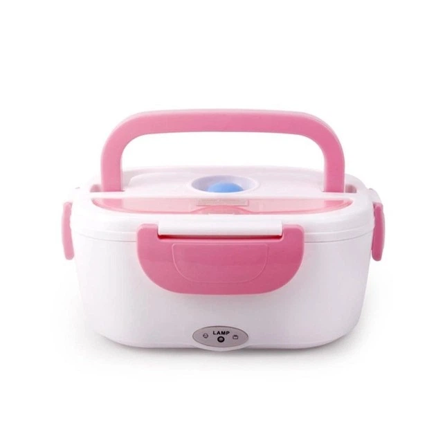 Ланчбокс з підігрівом їжі 220V, Electric lunch box, ланч-бокс Рожевий
