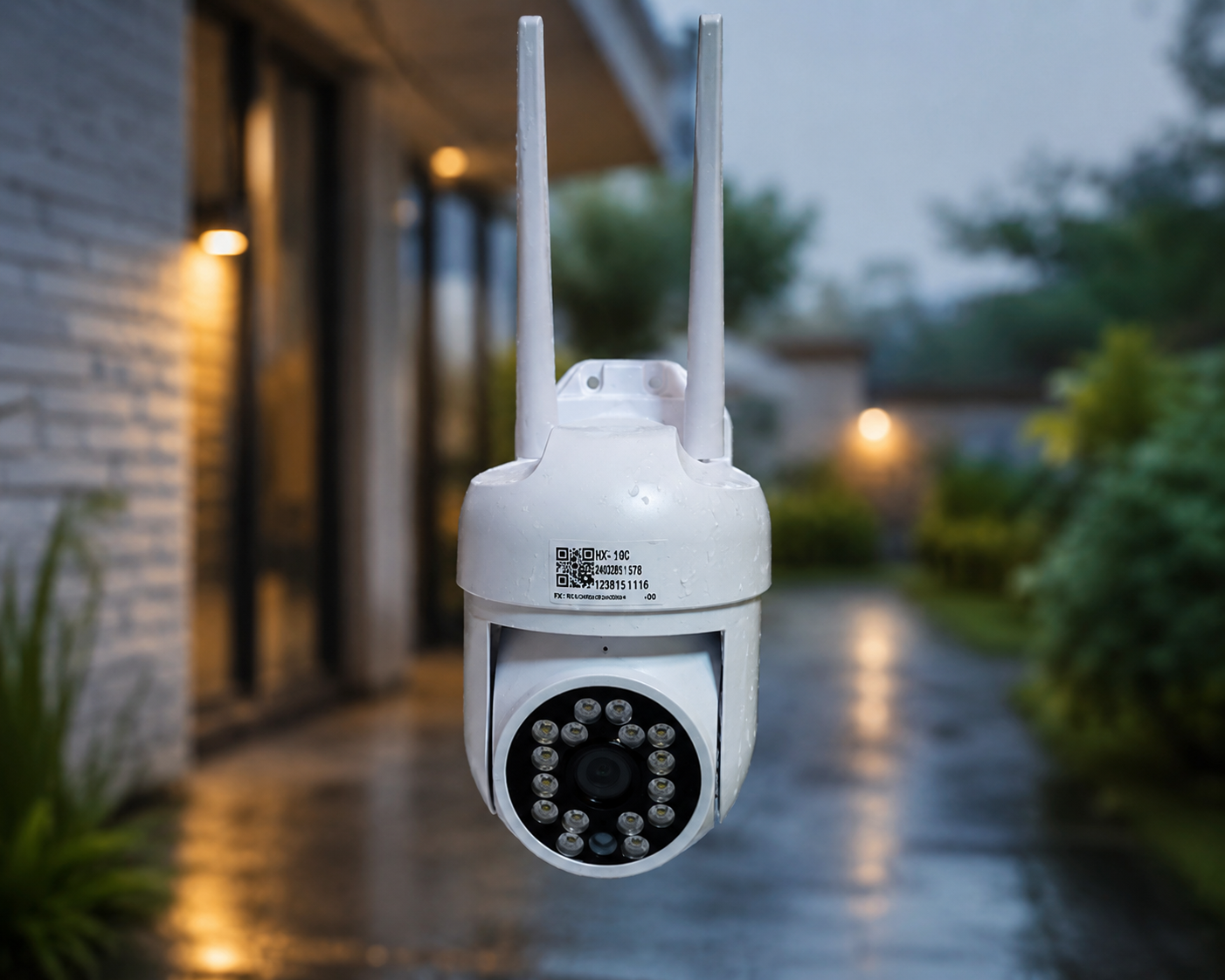 Поворотна погодозахисна IP WiFi камера HX-A1536C / Поворотна вулична камера відеоспостереження / WiFi камера з датчиком руху