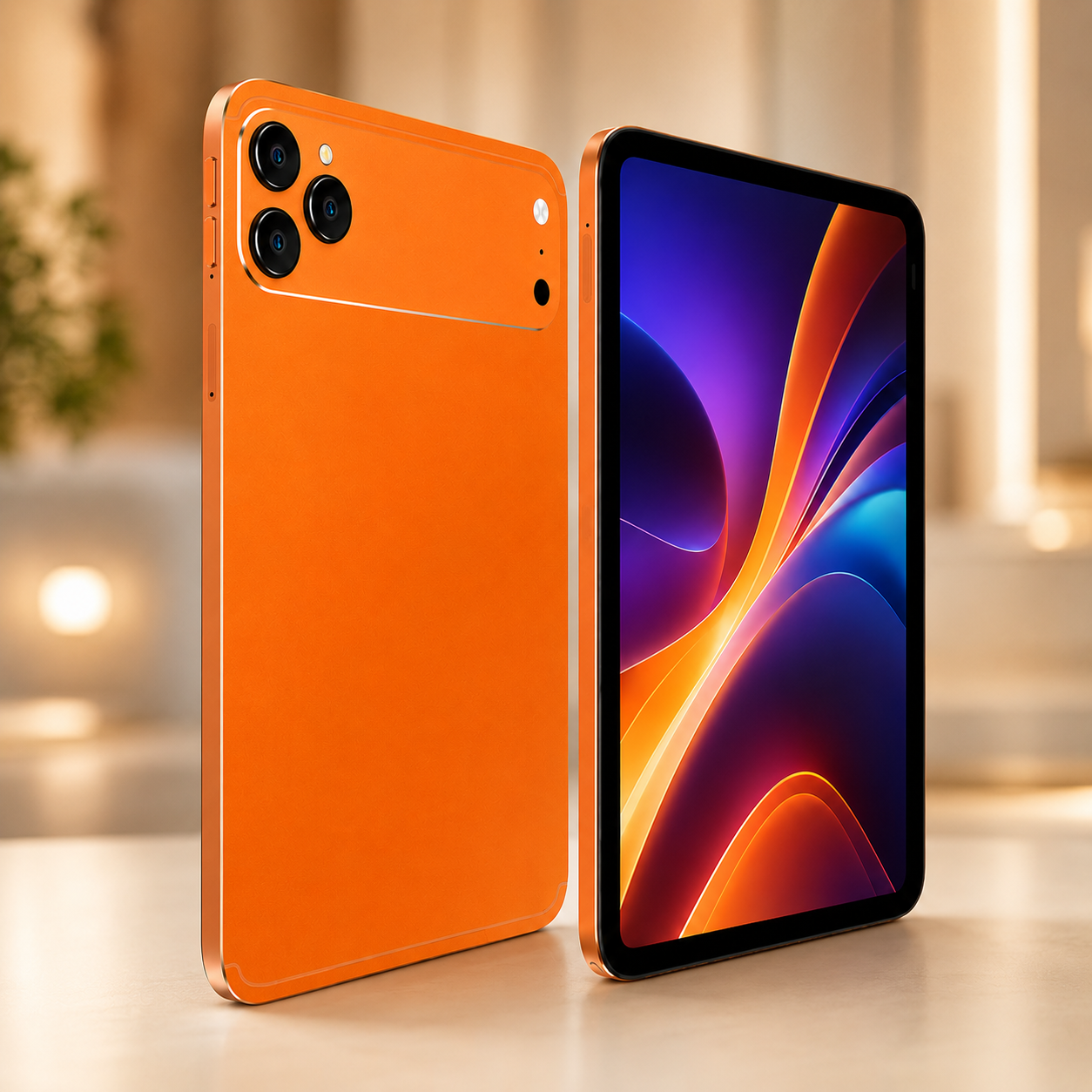 Планшет MEIJIAHUI 5G 7” 17 PRO I17 8000mAh 5Mp 8Mp Android 15 Помаранчевий