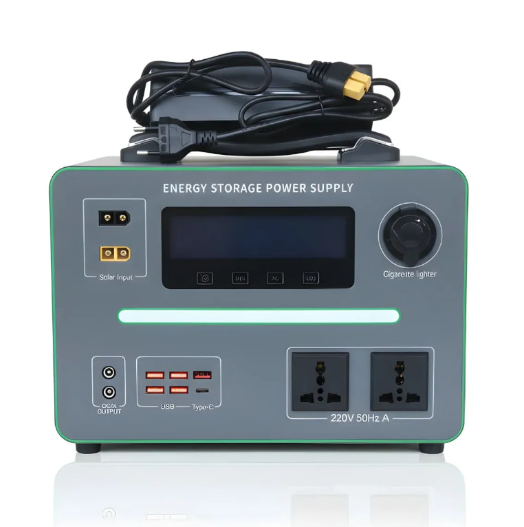 Портативна зарядна станція з портами USB-A та Type-C YN30-1200W LiFePO4 | 1152WH