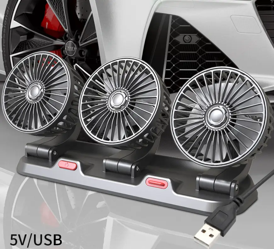 Автомобільний потрійний поворотний 5V USB з табличкою телефону