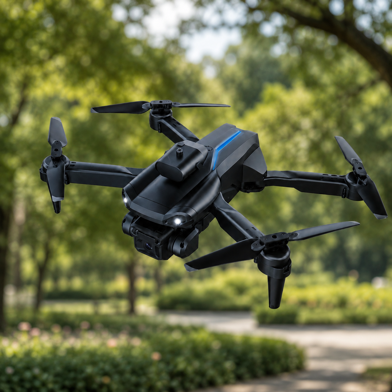 Квадрокоптер MDrone з HD-камерою /  Дрон 3.7V 1800 mAh з інфрачервоними датчиками та стабілізацією
