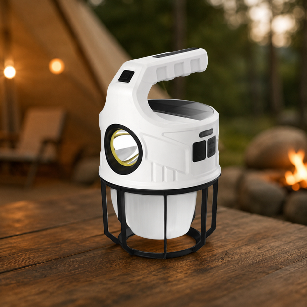 Ліхтар ручний SSP-11/SL-008 / Світильник Outdoor camping на сонячній батареї / Лампа-ліхтар 6 режимів роботи