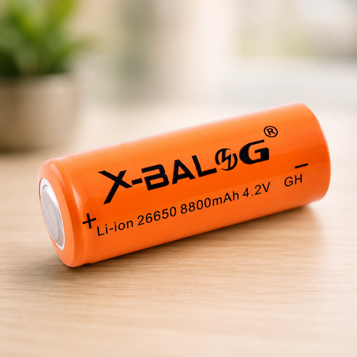 Акумулятор 26650 / Батарея літієво-іонова x-balog 26650 8800 mah 1 шт